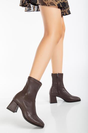 SUİNS SHOES Suins Walter Model Stretch ψηλές γυναικείες μπότες με φερμουάρ