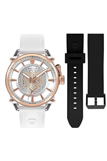 Wainer SW. WA.11200-F Swiss Made Men's Wrist Watch + Spare Cord