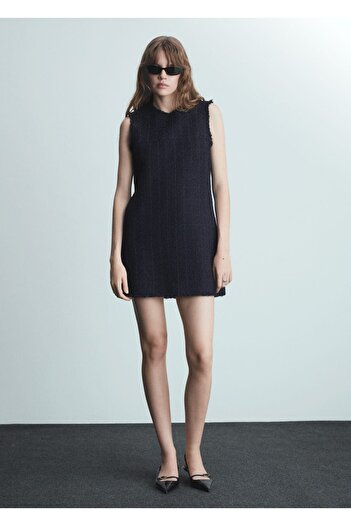 MANGO Woman Short Tweed Dress