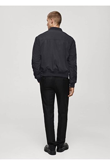 MANGO Man Su geçirmez kapitone bomber ceket