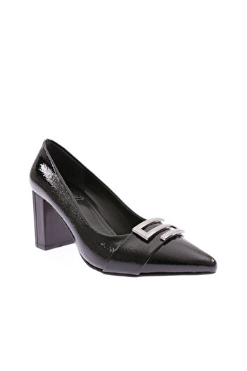 DGN 20 Women's S Buckle Pointed Toe Heeled Shoes