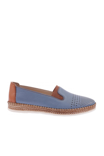 DGN Women's Anatomical Laser Shoes - Soft Genuine Leather, Denim Blue 26482623