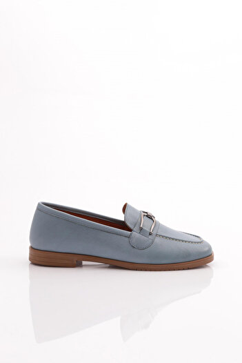 DGN Blue 1932110   Women's Iron Blunt Toe Ballerinas