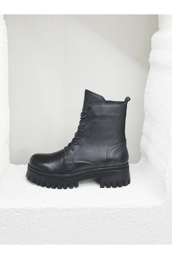 Venüs 2251811 HAKİKİ DERİ 6CM KALIN TABAN POSTAL BOT