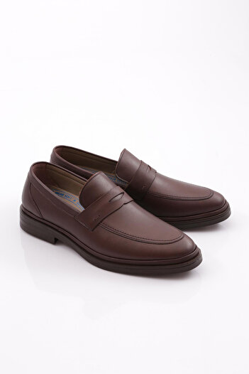 DGN Men's Comfort Shoes Genuine Leather Brown 41931102