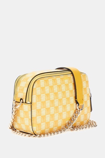 Guess G Wave Camera Crossb Women's Yellow Crossbody Bag Hwjt9344140-Ywl
