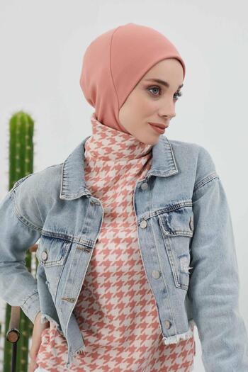 Aisha's Design Χειμερινό μαντήλι Τσόκορο, tb-5rb, σολομός
