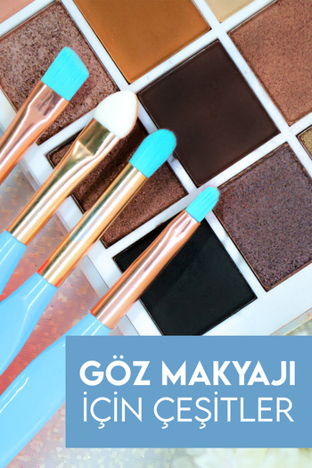 MUJGAN 7’li Fırça Seti Mavi