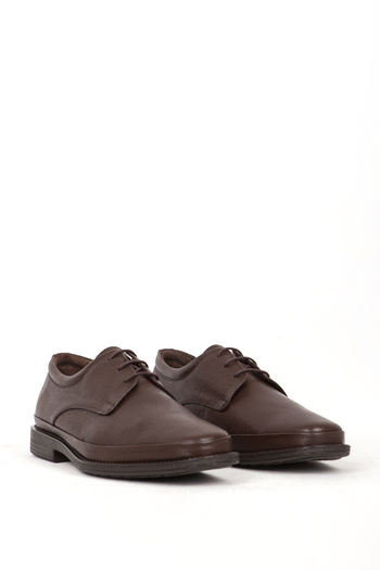 DANACI Ανδρικά παπούτσια Comfort με στάμπα Classic Real Leather - Dnc 667 Brown