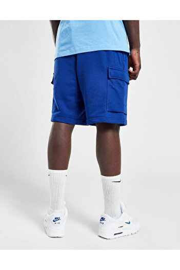 Nike Sportswear Club Fleece Erkek Lacivert Kargo Cepli Şort (BOL KESİM)