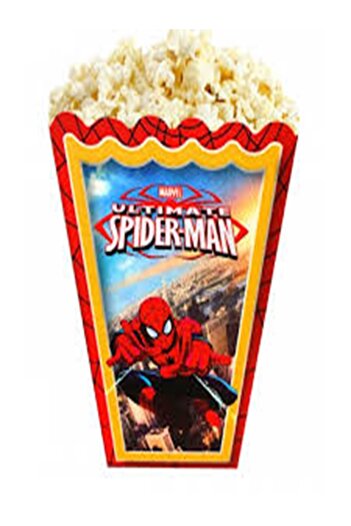 parti Spiderman Popcorn Set of 8