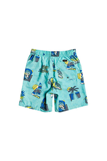 Quiksilver Αγόρι Παραλία Κοντό Island Pulse Volley Youth 14 Μπλε ΑΝΔΡΙΚΟ ΠΑΡΑΛΙΑ