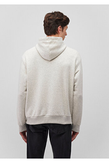 Mavi Kapüşonlıu Bej Sweatshirt 0s10247-88668