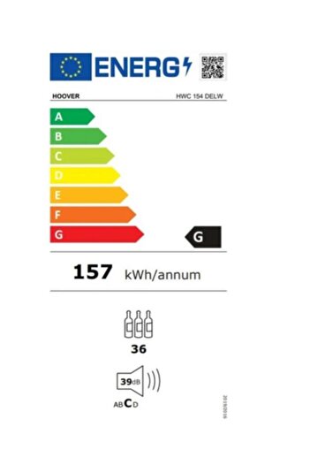 Hoover HWC200EELW/N Şarap Dolabı