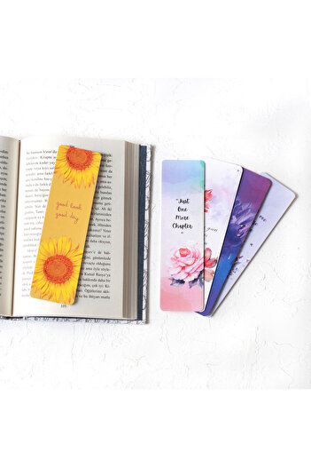 Bimotif Flower Themed 5 Bookmark Set