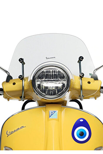 MegaSticker Autocolant cu mărgele de ochi rău 13x10 cm - mașină, motocicletă, cască, laptop, sticlă