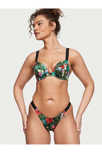 Victoria's Secret Işıltılı Askılı Sexy Tee Push-Up Bikini Üstü