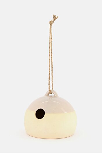 A Simple Mess Vigo Bird House, Silver Cloud