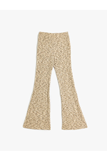 Koton Spanish Leg Leggings Pants with Elastic Waist Soft Texture