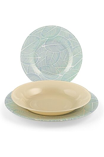 Paşabahçe Pasabahce Dinnerware Set - 18 Pieces, Midas,Multi Color