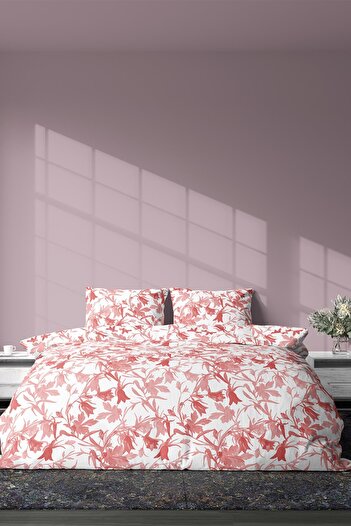 Zeynep Tekstil Double Cotton Duvet Cover and Pillow Set - Without Trouble
