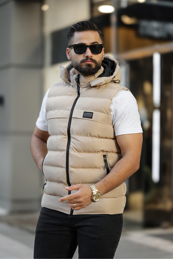 S&M CLOTHİNG ΝΕΑ ΣΕΖΟΝ ΑΝΔΡΙΚΟ ΑΦΑΙΡΟΥΜΕΝΟ ΦΟΥΣΚΩΤΟ ΓΙΛΕΚΟ