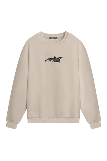 Mounte Bianca Unisex Whale - Κανονικό φούτερ