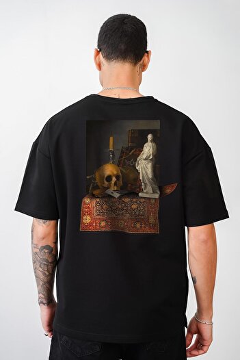 king brich Μπλουζάκι Unisex με στάμπα Kingbrich Skull Oversize Cut
