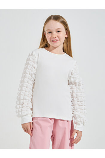 Styli Textured Long Sleeve Top & Belted Pants Set