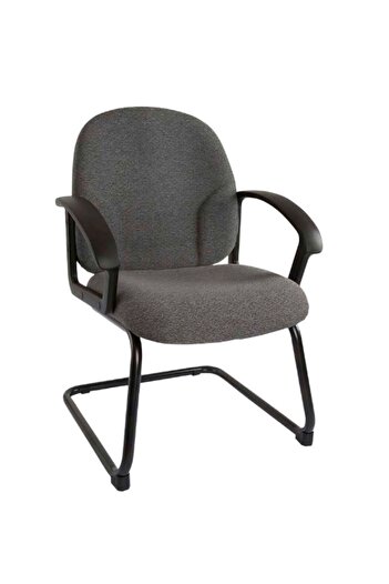 Mahmayi Ergonomic Fabric Visitor Chair – Stylish, Comfortable Office Seating (Grey)