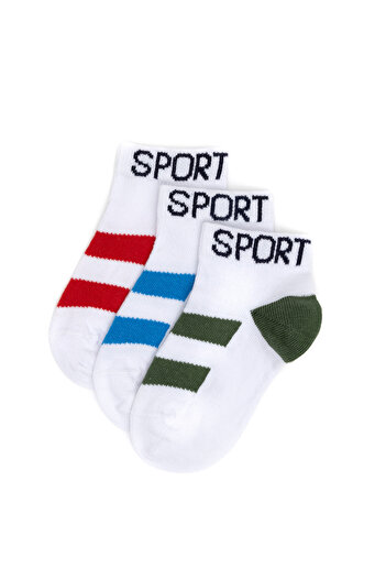 U.S. Polo Assn. Boy's 3-Piece Socks 50288631-Vr013
