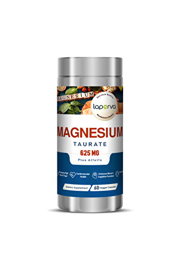 Laperva Magnesium Taurate, 60 Veggie Capsules, 625 mg