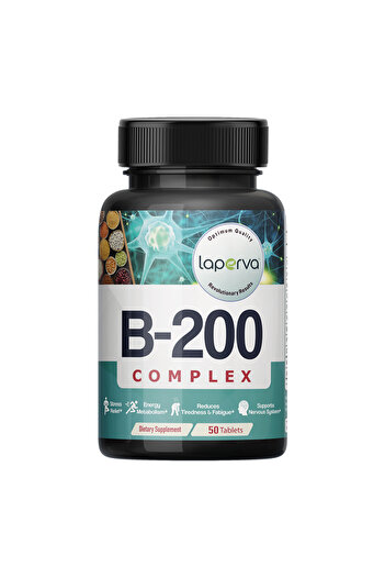 Laperva Vitamin B 200 Complex, 200 mg, 50 Tablets