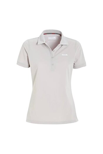 Slam Ws Tech Pique Polo Women's Gray T-Shirt Women T-Shirt A908003S00