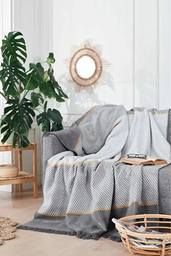 Çeyiz Diyarı Halley Single Cotton Blanket