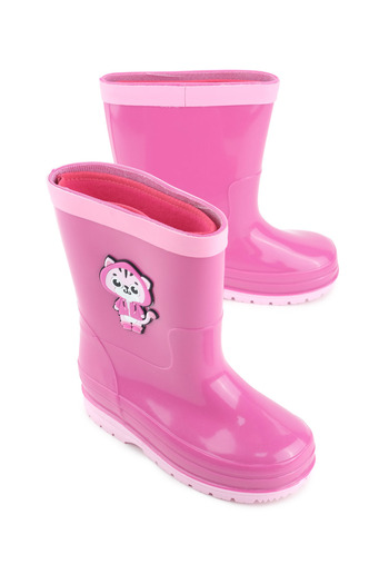 GEZER Girl's Winter Waterproof Rain Boots with Removable Additional Socks