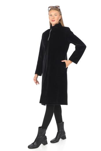 GLR&GYM Neci̇be Women's Large Size Fox Coats