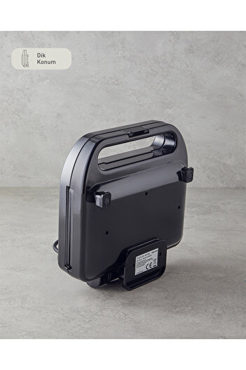 English Home TMK 5001 Mini Tost ve Waffle Makinesi Siyah