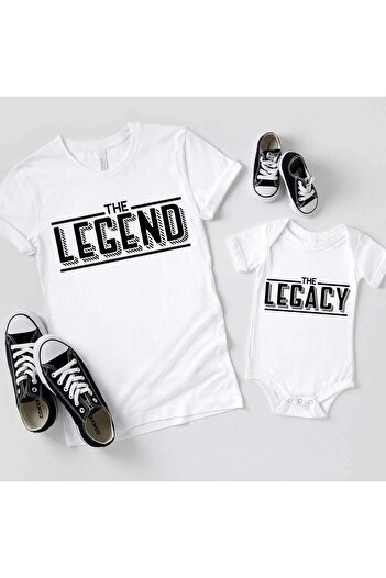 Tshirthane Μπλουζάκι Father Son Legend Legacy Bodysuit (ΠΡΟΣΘΗΚΗ 2 ΤΕΜΑΧΙΩΝ ΣΤΟ ΚΑΛΑΘΙ ΓΙΑ ΝΑ ΚΑΝΕΤΕ ΣΥΝΔΥΑΣΜΟ ΤΙΜΗΣ ΕΝΑ ΜΟΝΟ ΠΡΟΪΟΝ)