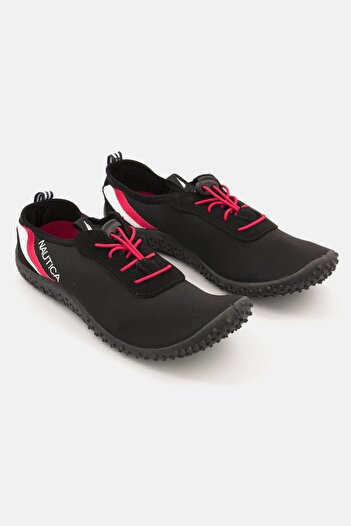 Nautica Men Low Cut Lace Up Casual Shoes, Black
