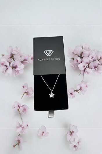 ADA LİFE GÜMÜŞ 925 Ayar Gümüş Minimal Yıldız Kolye Kadın
