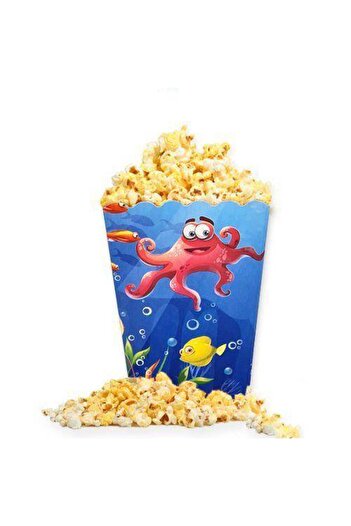 Parti Dükkanım Sea Creatures Corn Box 8 Pieces