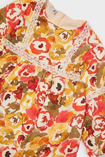 GB Baby BG Store Kız Bebek Desenli Elbise 23FW1BG2909
