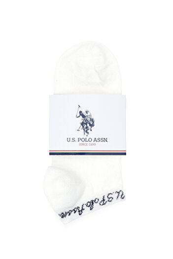 U.S. Polo Assn. Kadın Beyaz Çorap 50295771-VR013