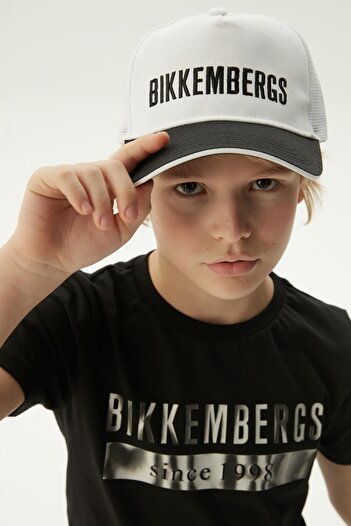 Bikkembergs BG Store Біла кепка для хлопчиків