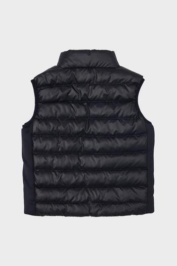 Nebbati Bg Store Boy's Navy Blue Vest 22Fw0Nb3706