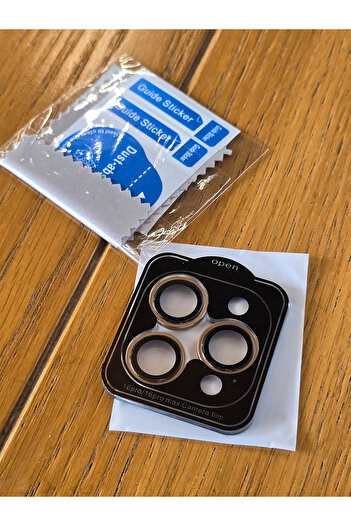 OSG iPhone 16 Pro Ve 16 Pro Max Uyumlu Premium Renk Uyumlu Titanyum Kasa Safir Lens Kamera Koruyucu