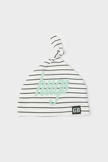 Layette Bg Store Baby Boy Striped Beanie 23fw0lt8003