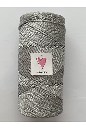 Makromİps Shiny Evening Dress - Glitter Polyester Macrame, Stylish Imitation (1 Mm200Gr220M) Supla Bag Hobby Hand Knitted