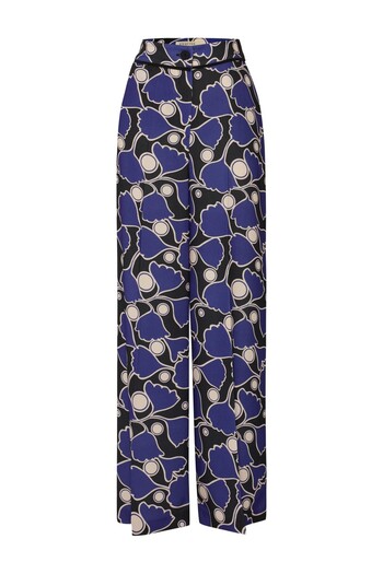 Exquise PATTERNED BOWL LEG PANTS